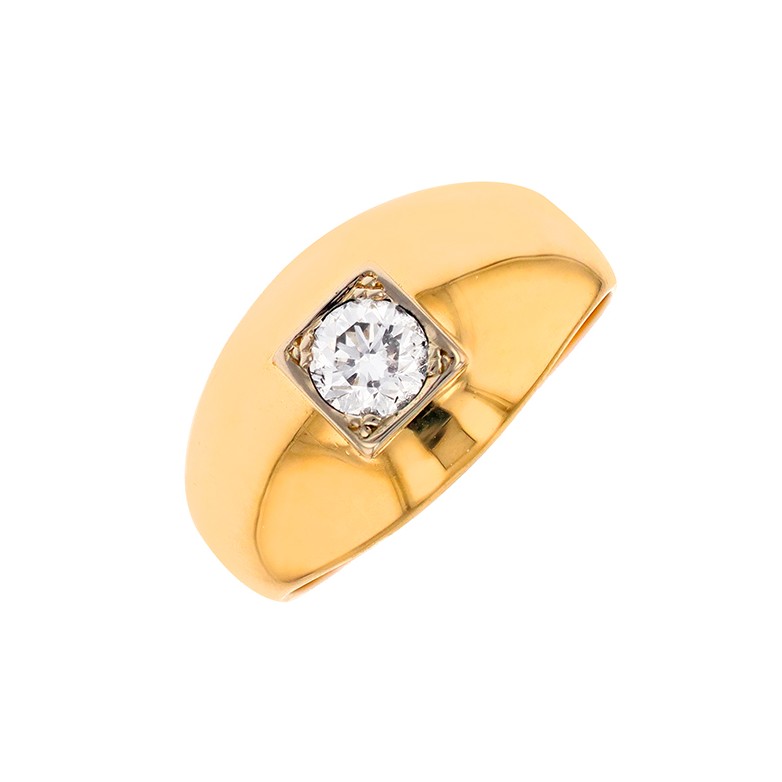 Acheter Solitaire jonc diamant 0.47 carat 2 ors 6.49g Bon état - 1900,00 € Solitaire jonc diamant 0.47 carat 2 ors 6.49g Bon état - reconditionné disponible sur Gemme Les Bijoux